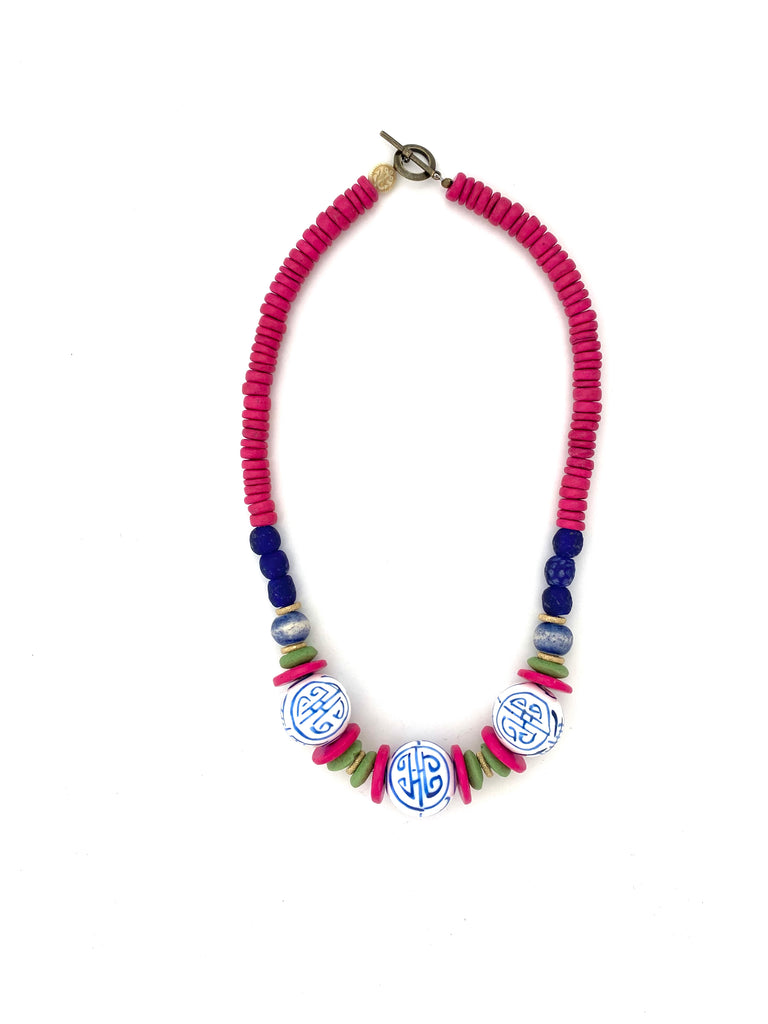Chinoiserie Bead Necklace
