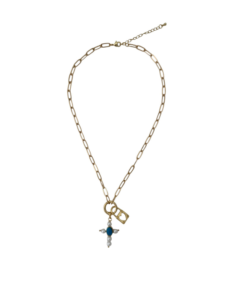 Charm Necklace - cross