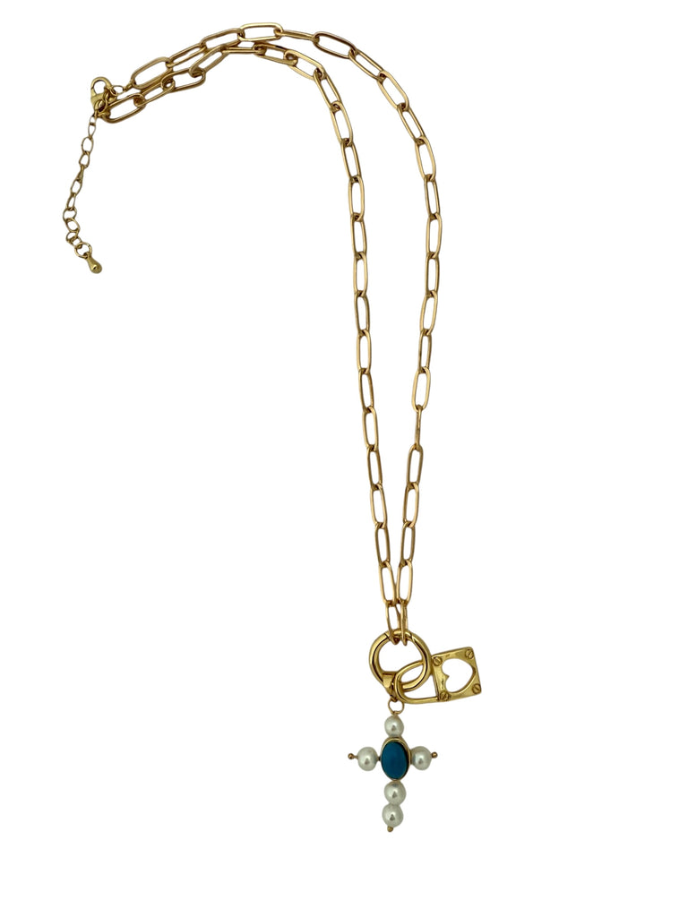 Charm Necklace - cross