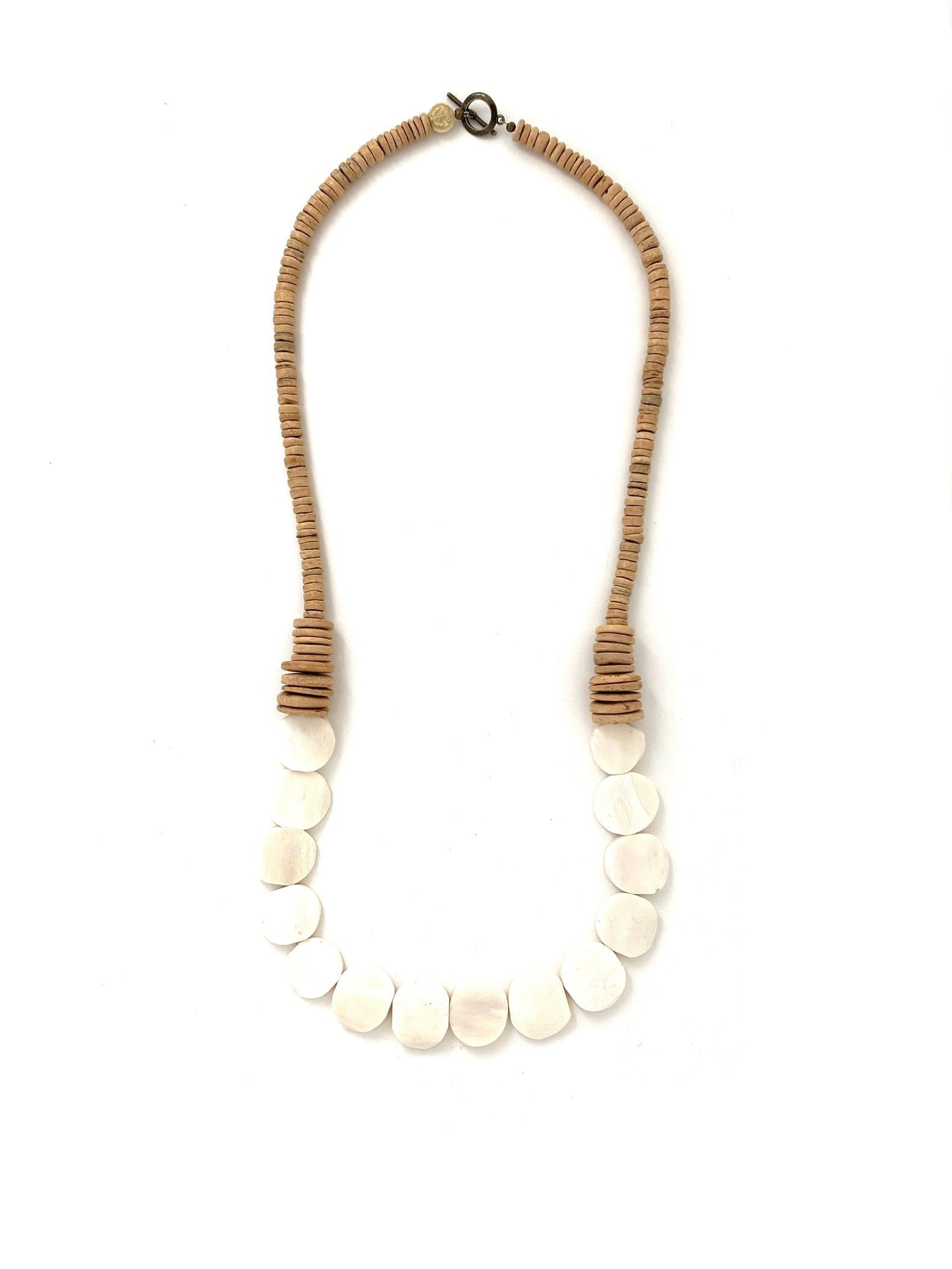 18 inches Wholesale Shell and Coconut Beads Necklaces